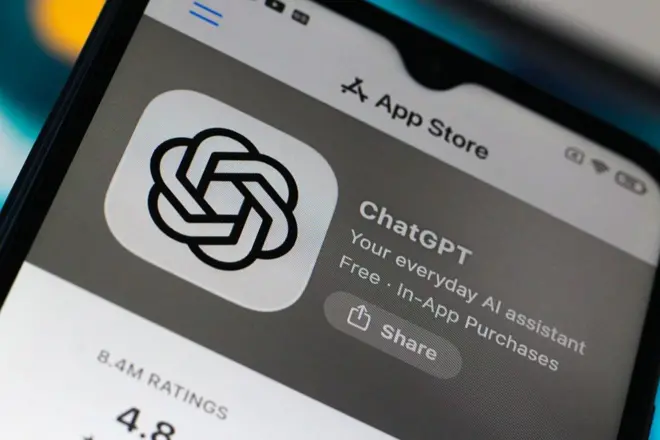 Interface do ChatGPT.