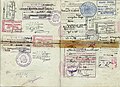 Paspor resmi Spanyol Perang Dunia II yang dikeluarkan pada akhir tahun 1944 dan digunakan selama enam bulan terakhir perang oleh seorang pejabat yang dikirim ke Berlin.
