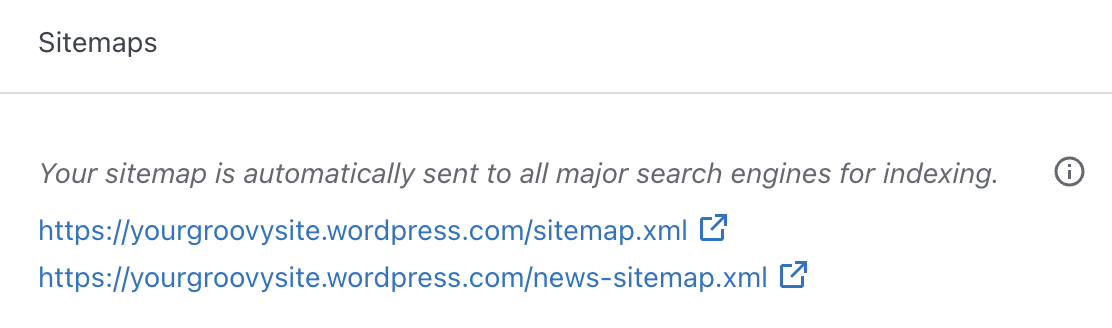 サイトマップが表示されます。
