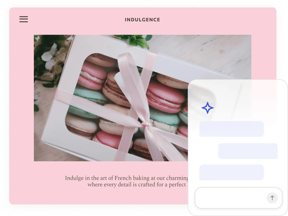 WordPress AI interface.
