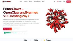 PrimeClaws VPS - product for Software