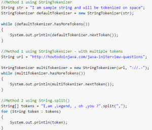 Java Split String Examples