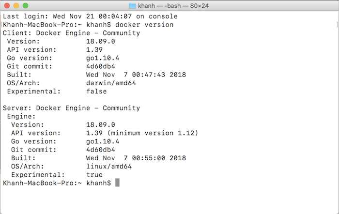 Install Docker on macOS