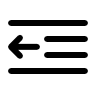 Text - Indent - Decrease