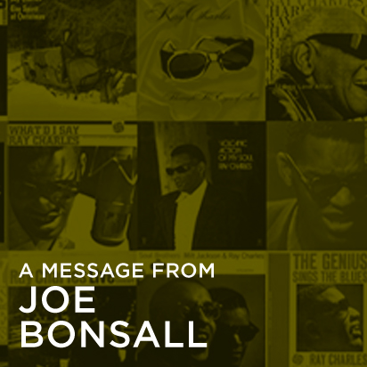 A message from Joe Bonsall