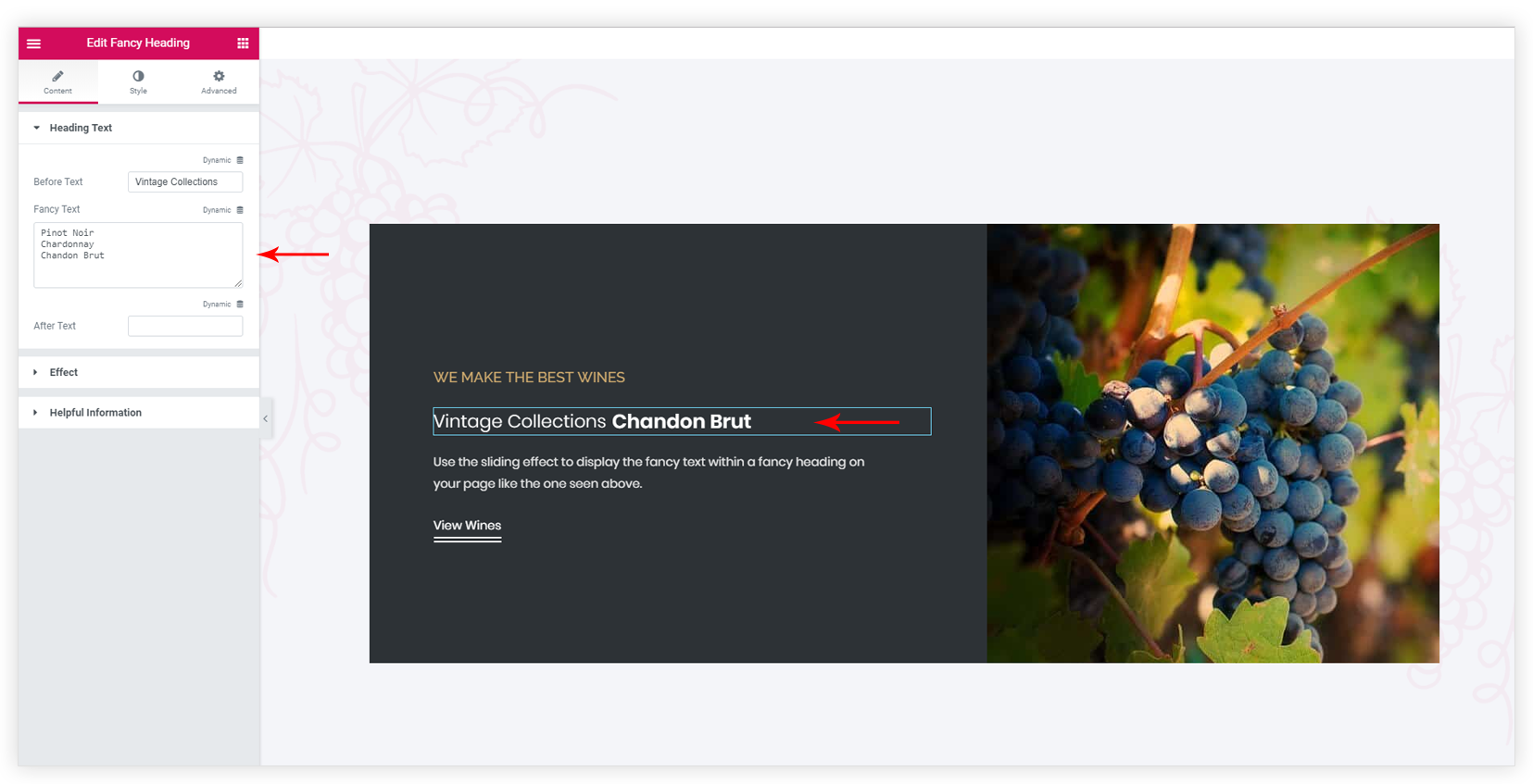 Fancy Heading Widget UAE fancy heading widget