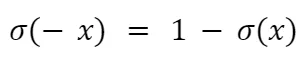 Sigmoid X And -X Relation